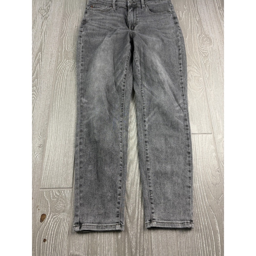 Judy Blue Slim Fit Jeans Black Charcoal Wash Size 7 Inseam 27 Womens